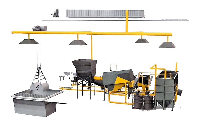通溝/機(jī)掃垃圾處理工藝